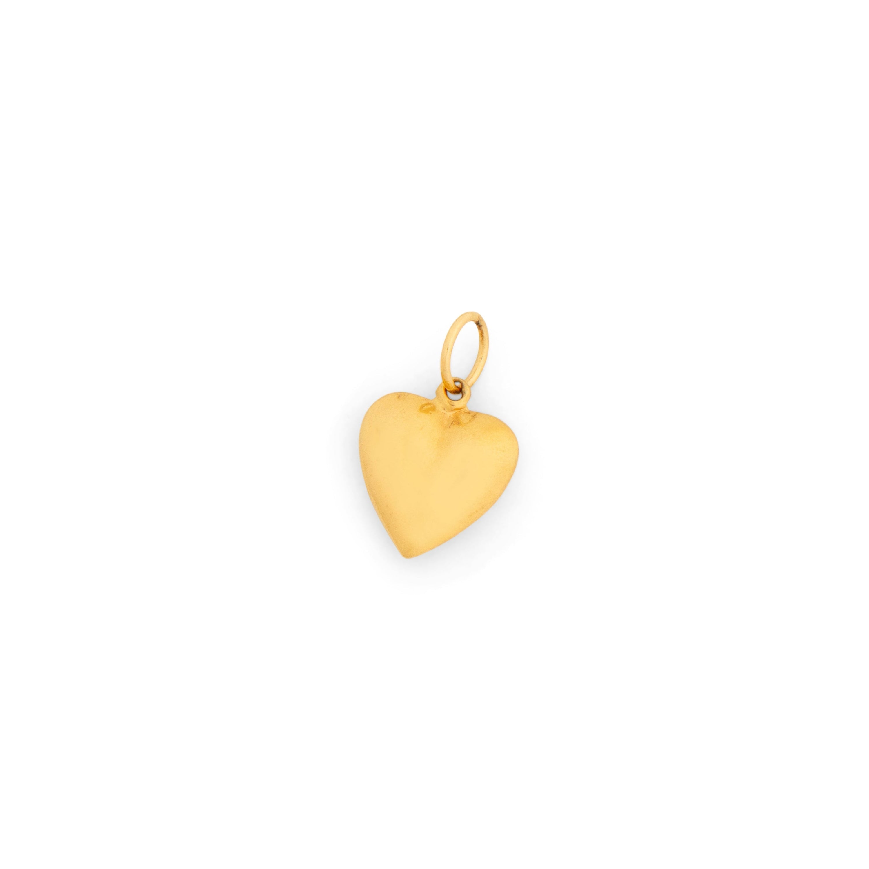 Petite 14k Gold Heart Charm