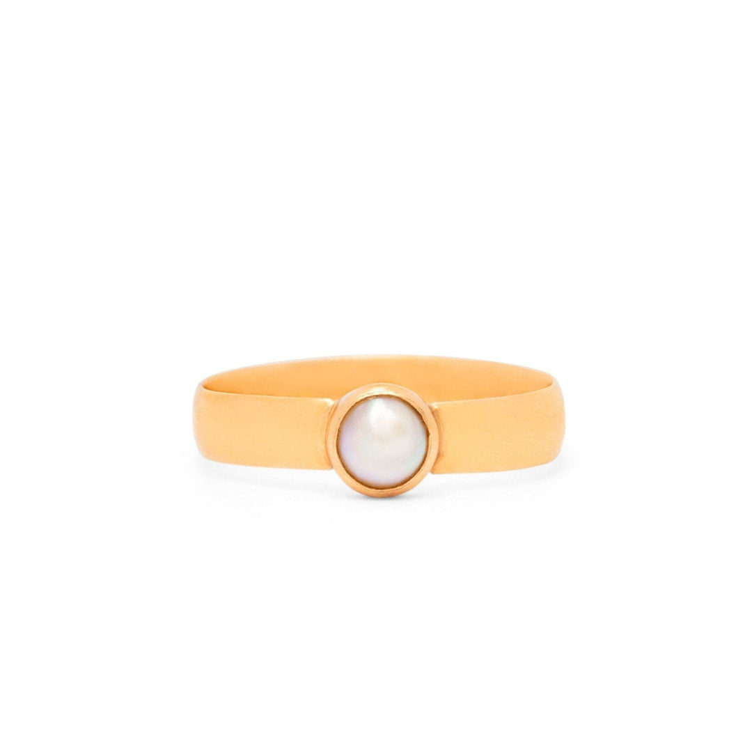 Victorian Pearl and 18K Gold Ring