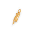 Fingers Crossed 14k Gold Hand Charm
