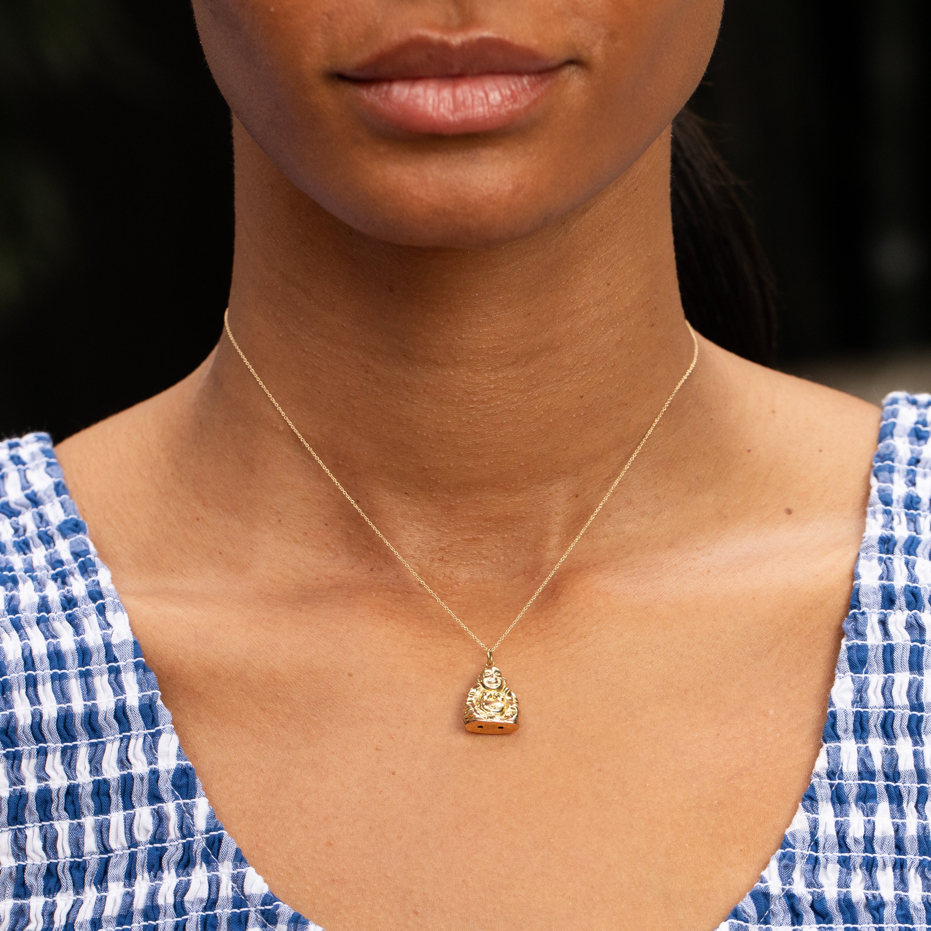 Buddha 14K Gold Charm