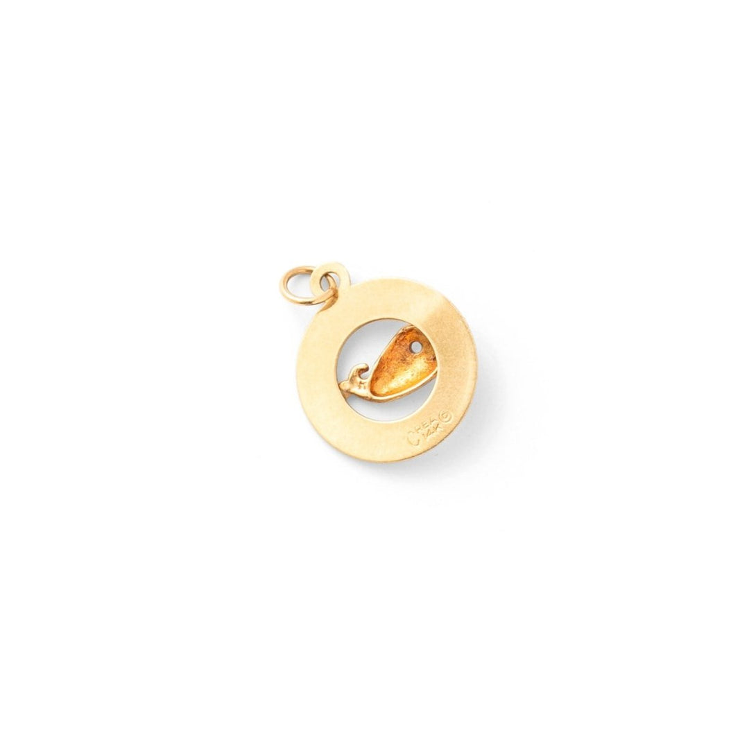 Hawaiian Whale 14k Gold Charm