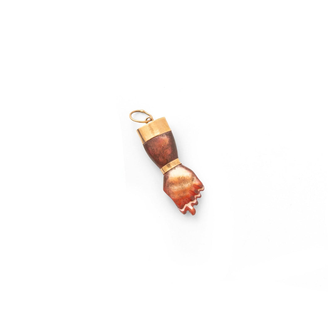 Shell And 18k Gold Figa Charm