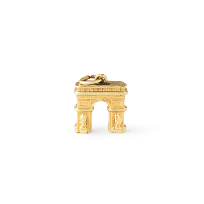 Arc De Triomphe 14k Gold Charm