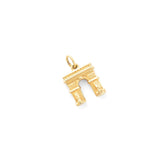 Arc De Triomphe 14k Gold Charm