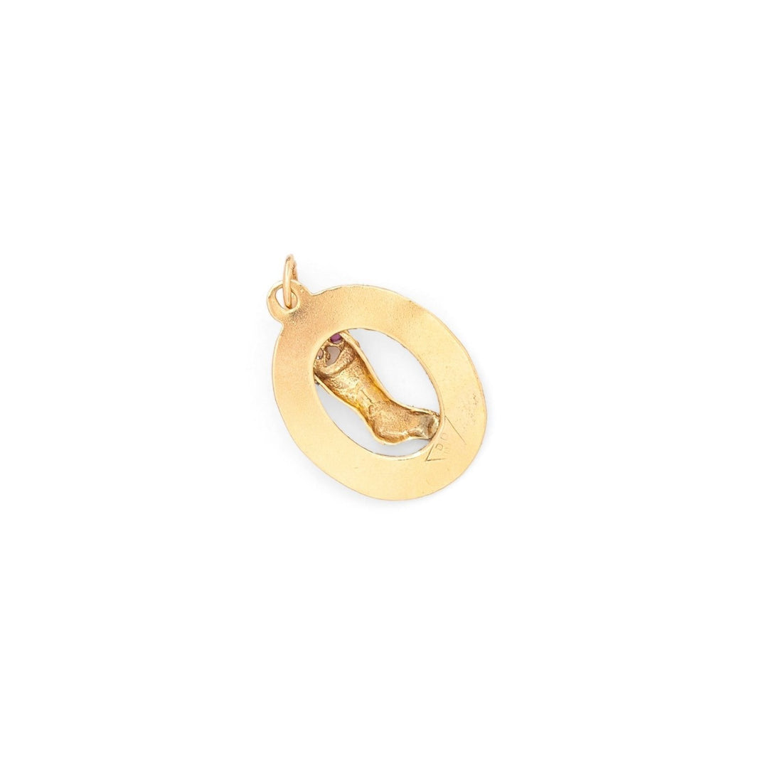 Diamond "Merry Christmas" Stocking 14K Gold Charm