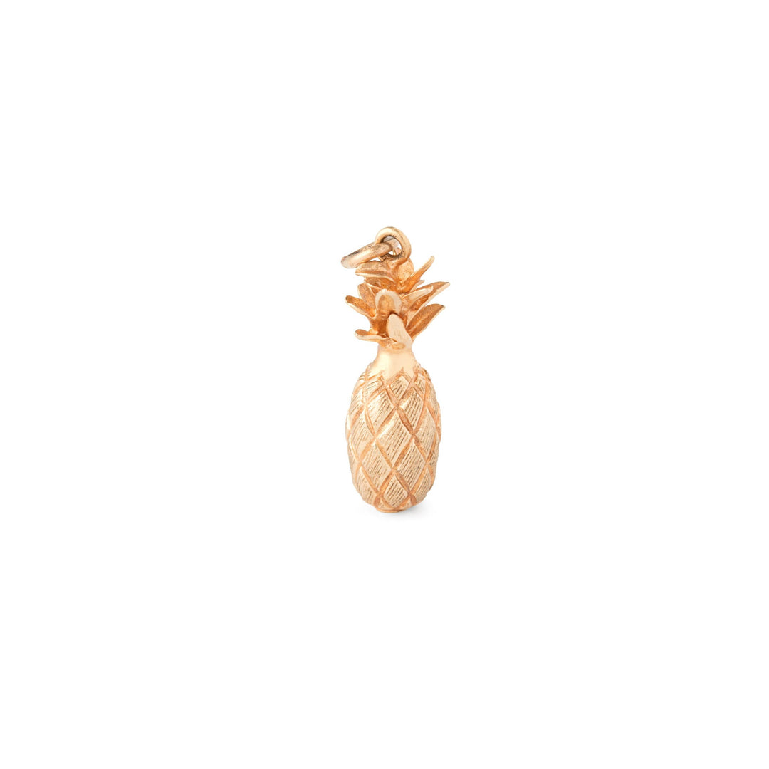 Pineapple 14K Gold Charm