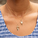 Pair of Movable 14k Gold Matador Charms