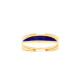 Italian Enamel and 18K Gold Ring