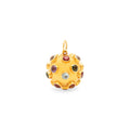 Multi-Stone and 18k Gold Sputnik Charm