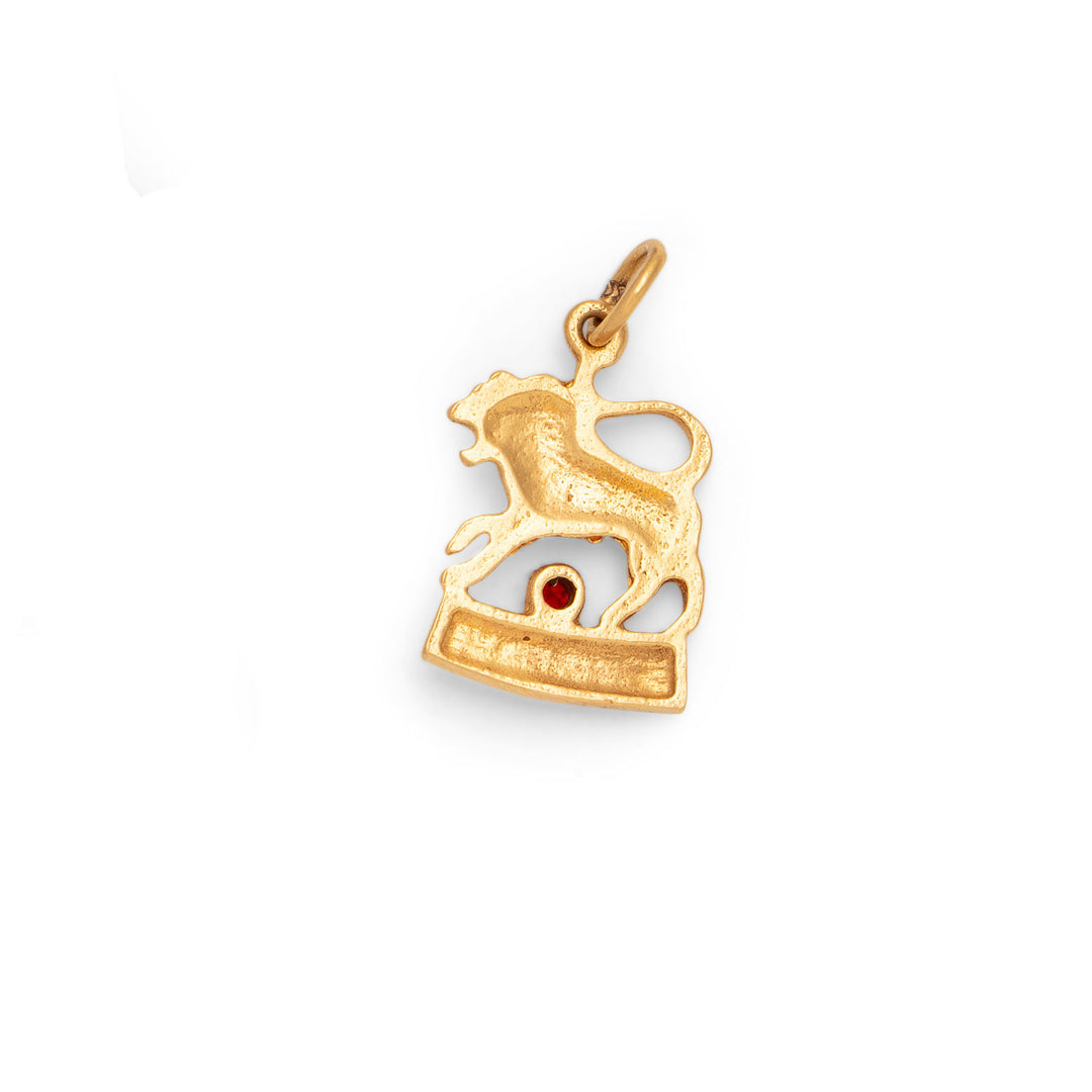 Leo 14K Gold Zodiac Charm