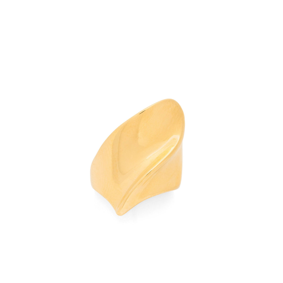 Sculptural 14K Gold Ring