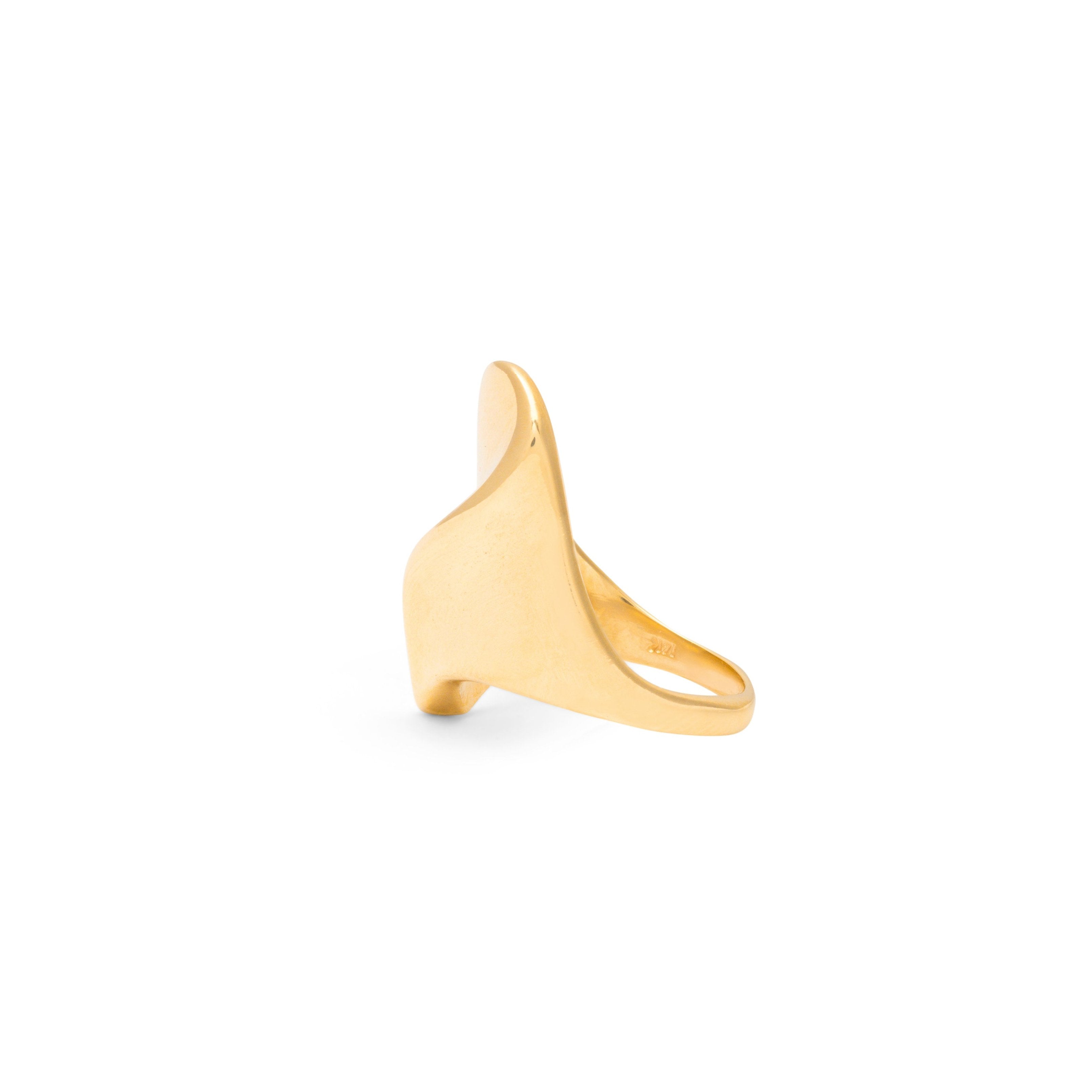 Sculptural 14K Gold Ring