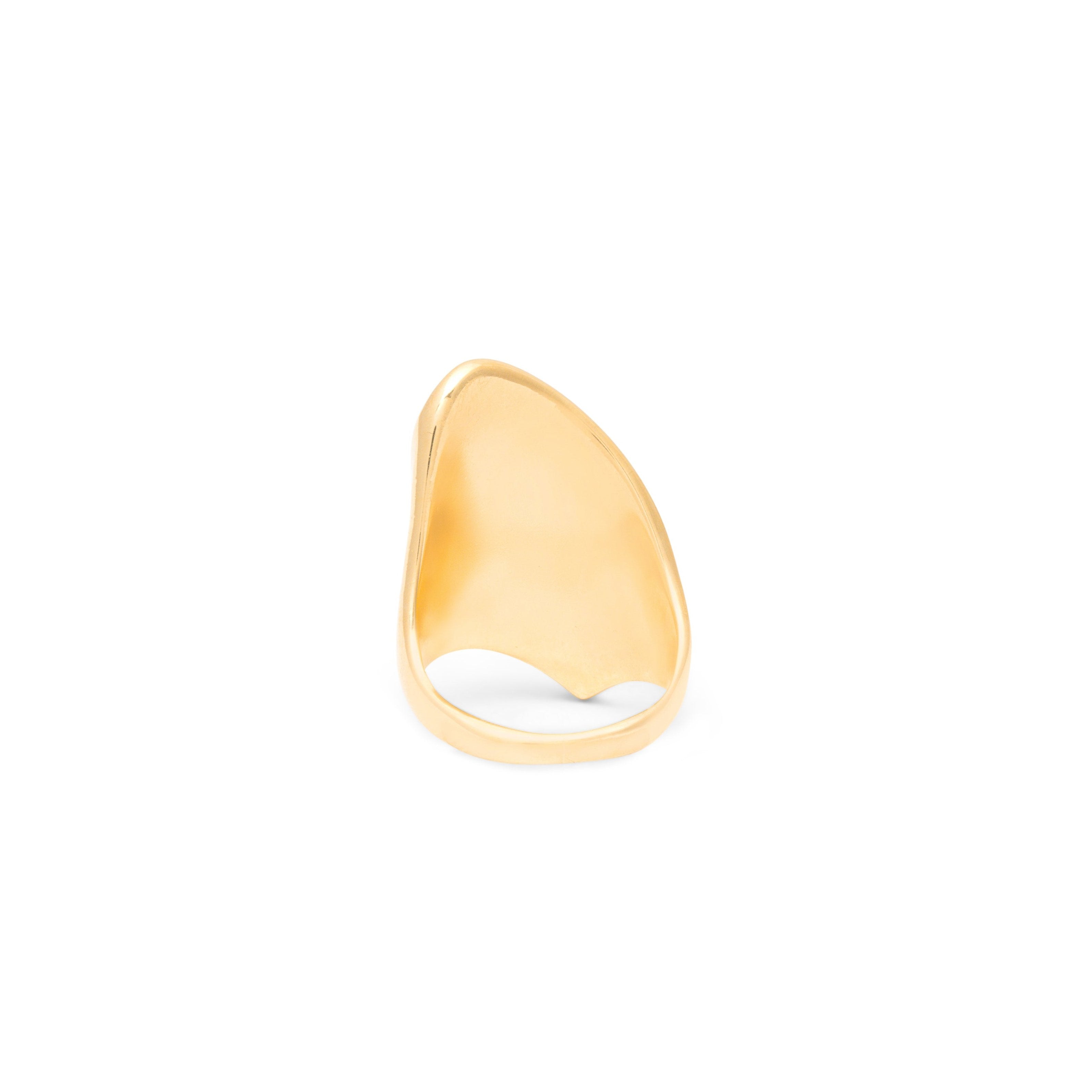 Sculptural 14K Gold Ring