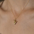 Shaka Hand 14k Gold Charm