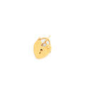 English 9k Gold Petite Heart Padlock Charm