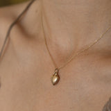 English Petite 9K Gold Engraved Heart Charm