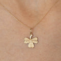 English Three-Leaf Clover 9k Gold Charm