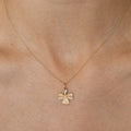 English Three-Leaf Clover 9k Gold Charm