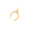 English 9K Gold Petite Horseshoe Charm