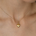Italian 18K Gold Heart Charm