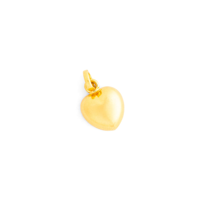 Italian 18K Gold Heart Charm