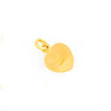 Italian 18K Gold Heart Charm