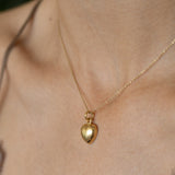 Italian 18K Gold Heart Charm