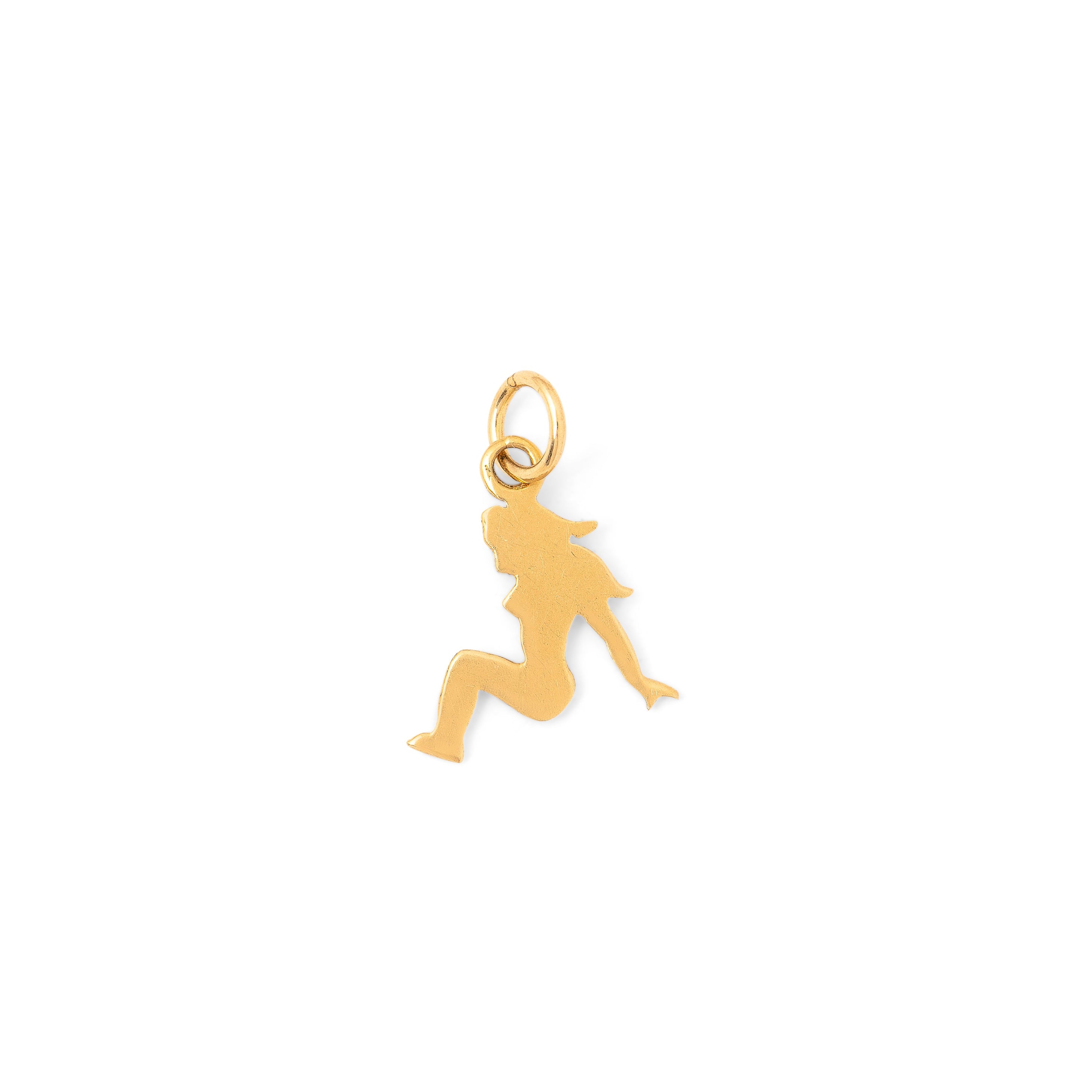 Mudflap Girl 14K Gold Charm