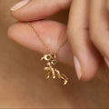 Movable Astronaut 14k Gold Charm