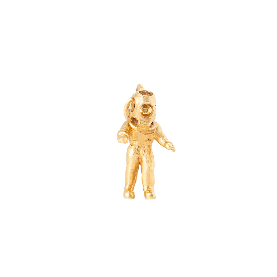 Movable Astronaut 14k Gold Charm