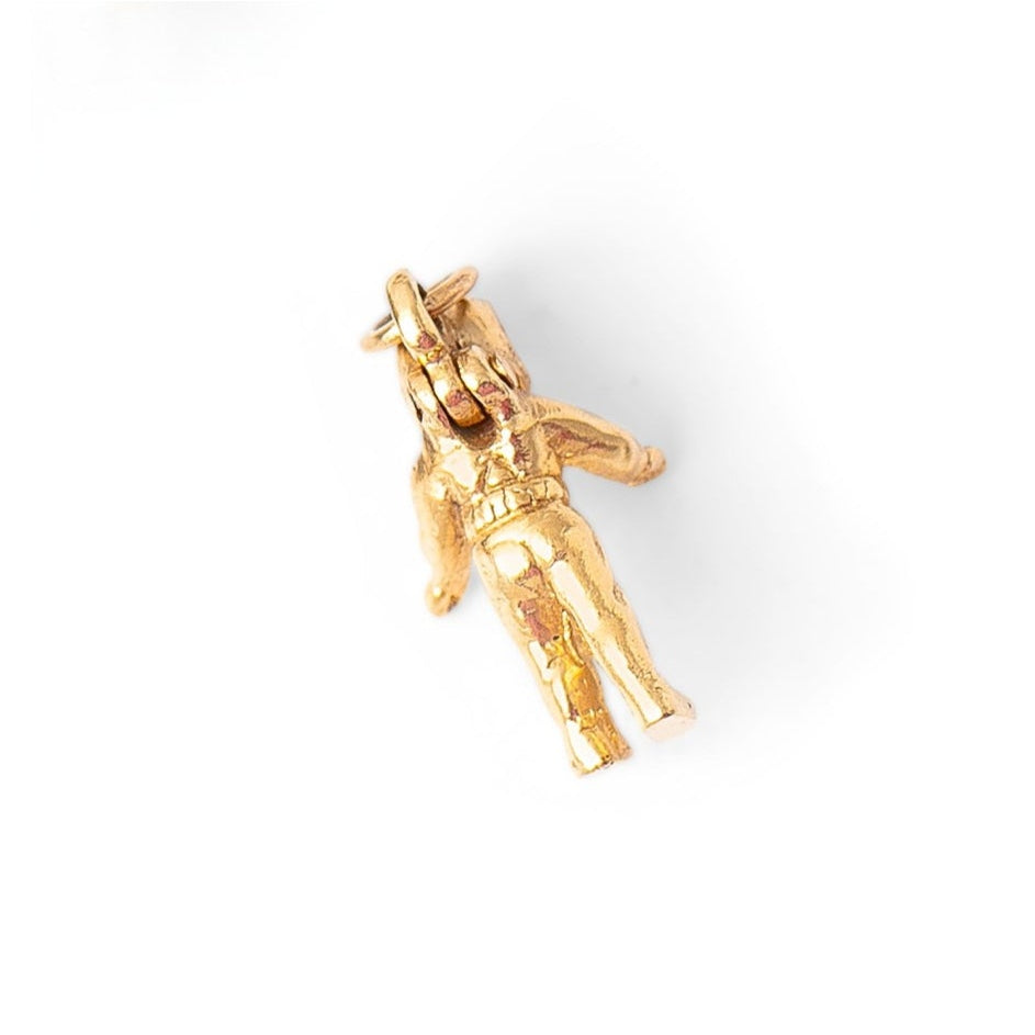 Movable Astronaut 14k Gold Charm