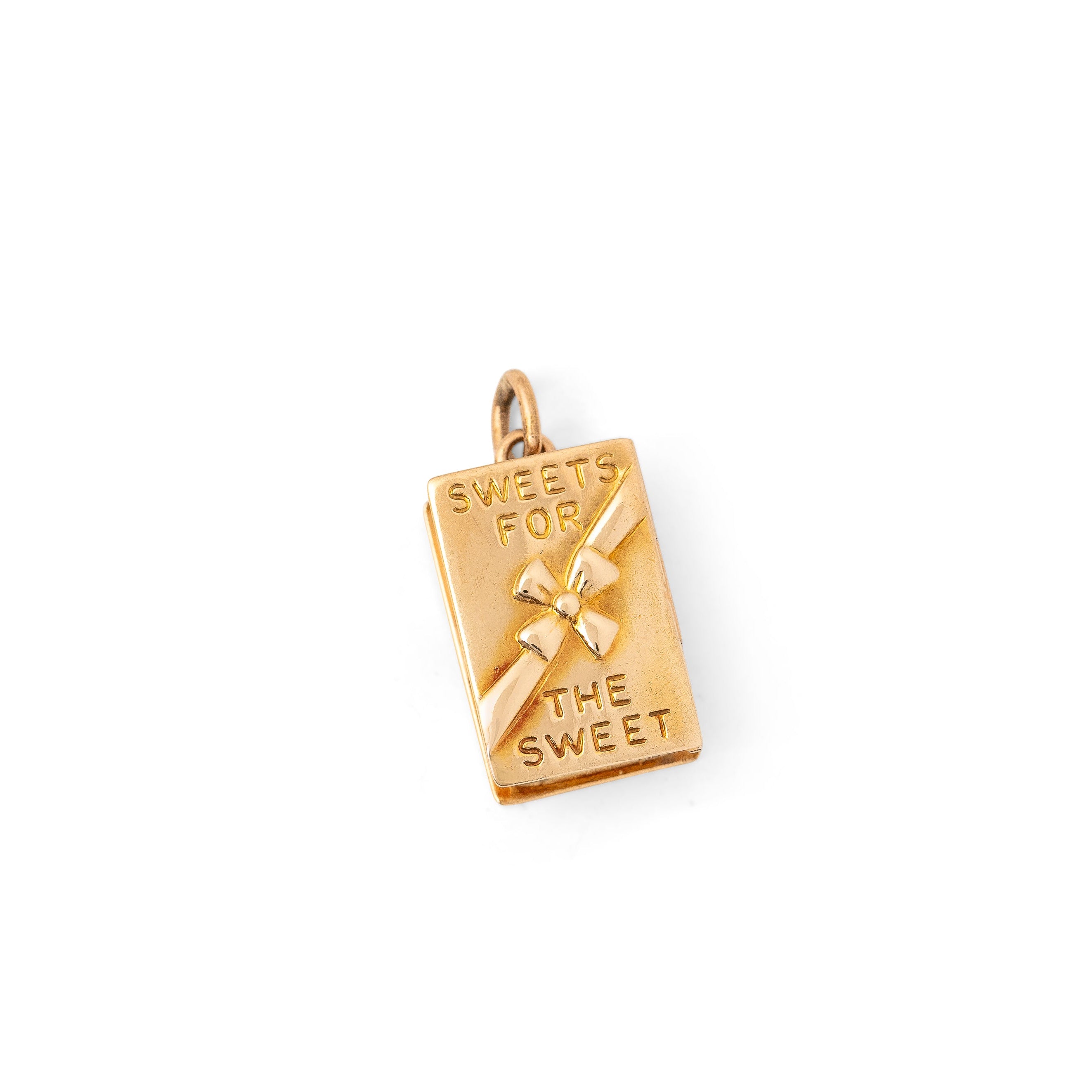 Movable "Sweets for the Sweet" 14K Gold Charm