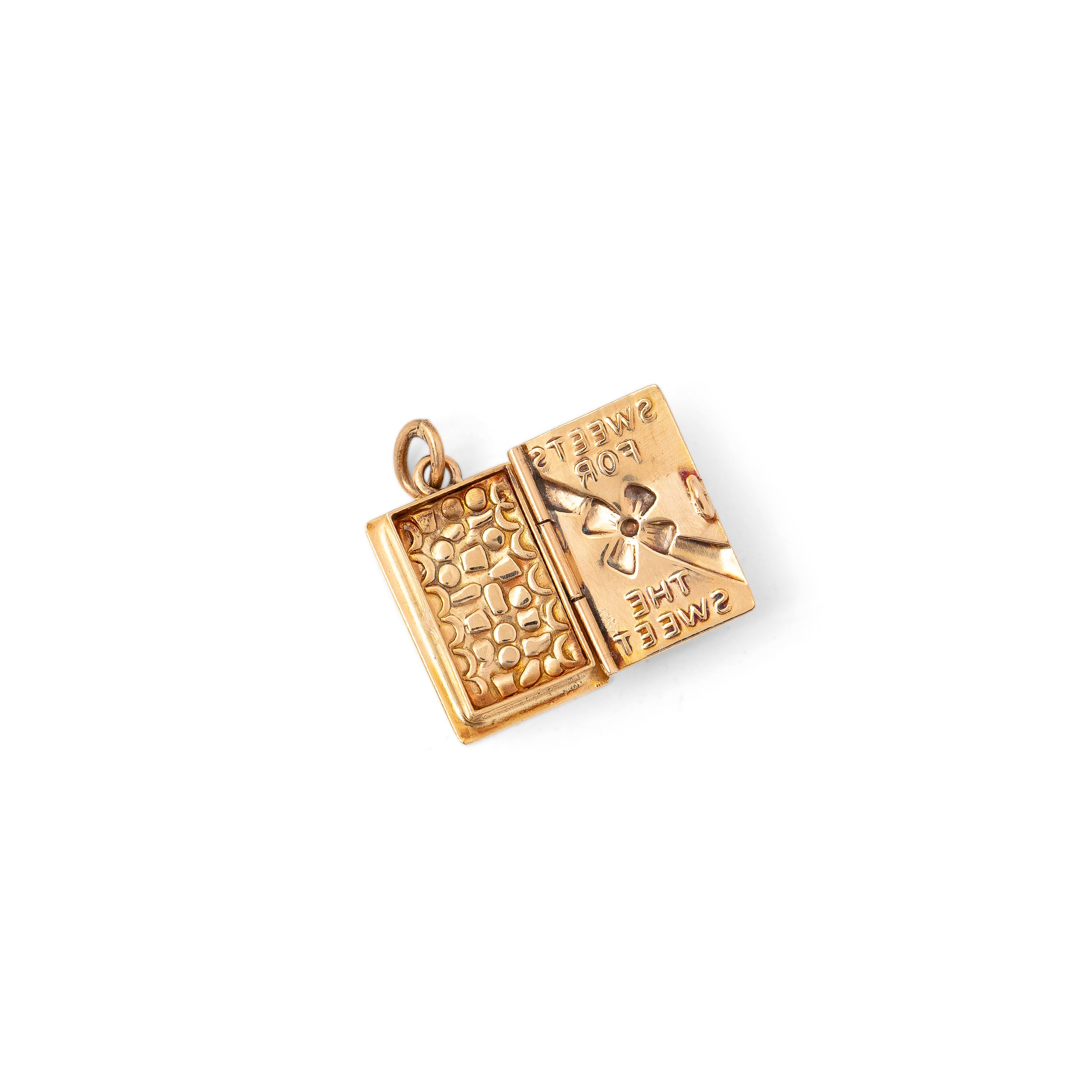 Movable "Sweets for the Sweet" 14K Gold Charm