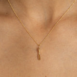 Movable 14K Gold Corkscrew Charm