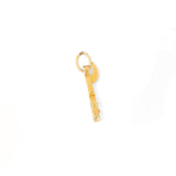Movable 14K Gold Corkscrew Charm