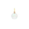 Victorian Opal Orb And 14K Gold Charm