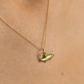 Early 20th Century Enamel and 14K Gold Fish Charm