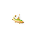 Early 20th Century Enamel and 14K Gold Fish Charm