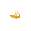 Early 20th Century Enamel and 14K Gold Fish Charm