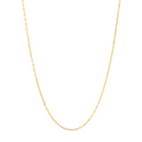 Miniature Mariner Link 16" 14K Gold Chain