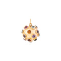 Multi-Stone And 18k Gold Sputnik Charm