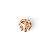 Multi-Stone And 18k Gold Sputnik Charm