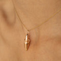 Hanging Vessel 12K Rose Gold Charm