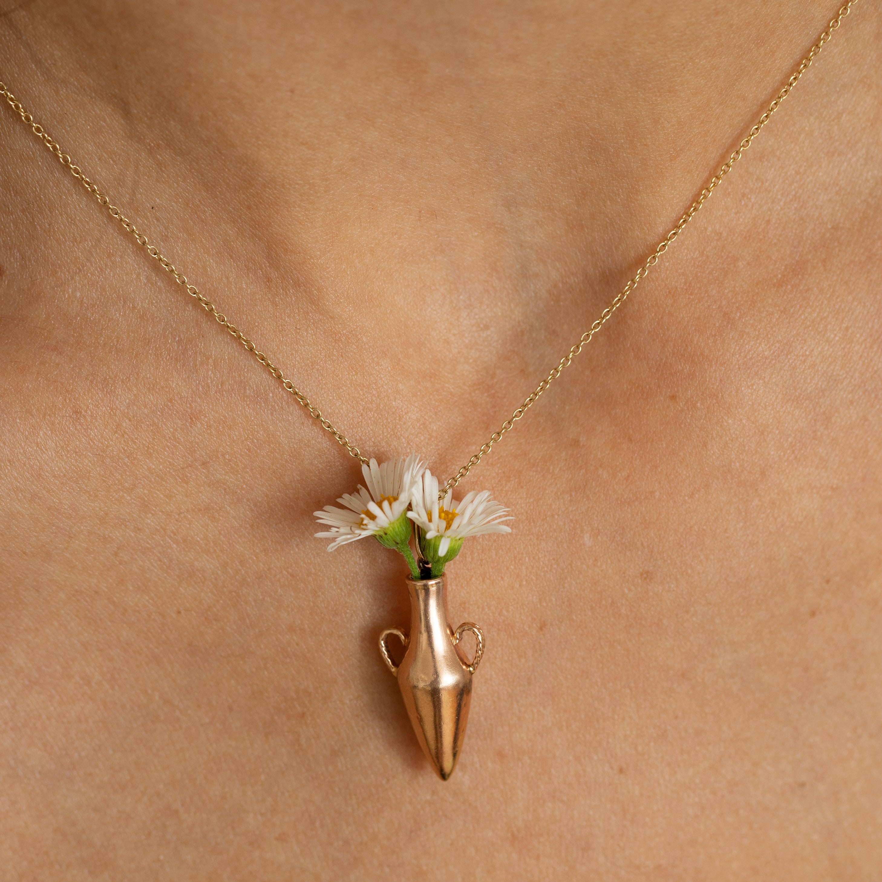 Hanging Vessel 12K Rose Gold Charm