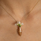 Hanging Vessel 12K Rose Gold Charm
