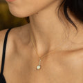 English Fried Egg 9K Yellow Gold and Enamel Charm