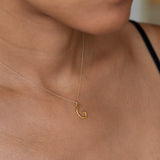 "G" Initial 18K Gold Charm