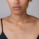 "G" Initial 18K Gold Charm