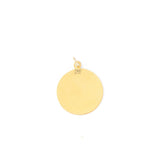 Monday's Child 14K Gold Disc Charm