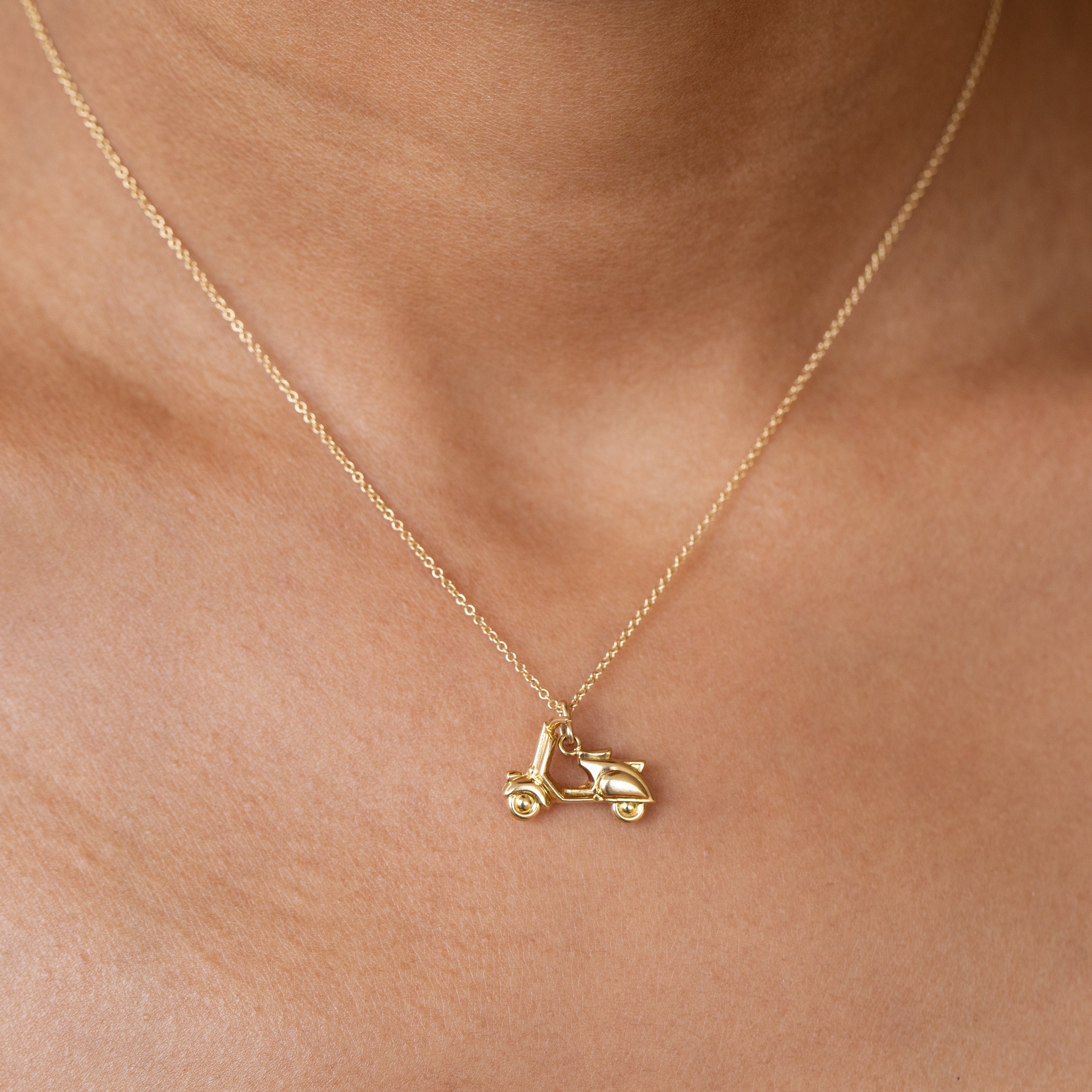 Scooter 14K Gold Charm